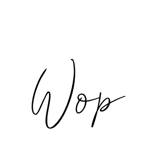 How to make Wop name signature. Use Allison_Script style for creating short signs online. This is the latest handwritten sign. Wop signature style 2 images and pictures png