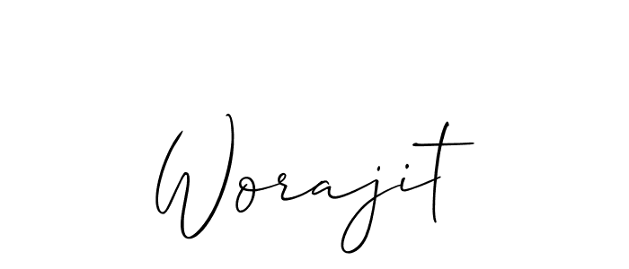 Make a beautiful signature design for name Worajit. Use this online signature maker to create a handwritten signature for free. Worajit signature style 2 images and pictures png