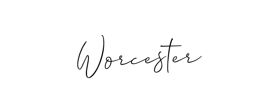 It looks lik you need a new signature style for name Worcester. Design unique handwritten (Allison_Script) signature with our free signature maker in just a few clicks. Worcester signature style 2 images and pictures png