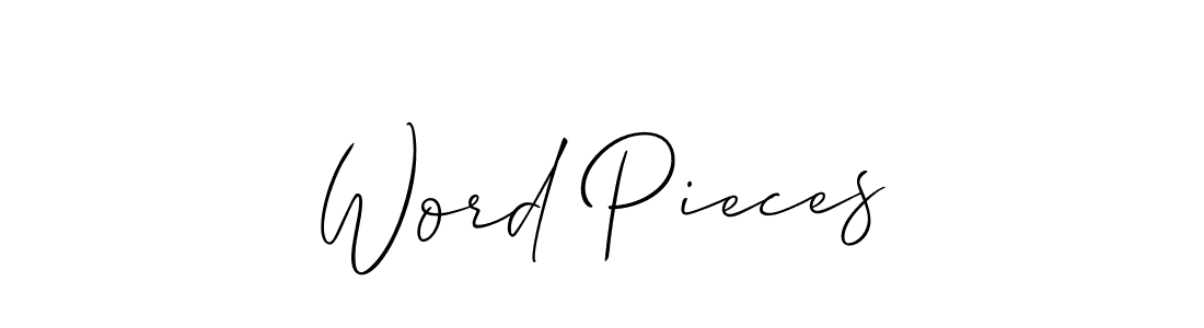 This is the best signature style for the Word Pieces name. Also you like these signature font (Allison_Script). Mix name signature. Word Pieces signature style 2 images and pictures png