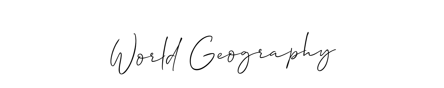You can use this online signature creator to create a handwritten signature for the name World Geography. This is the best online autograph maker. World Geography signature style 2 images and pictures png