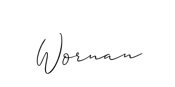 Also we have Wornan name is the best signature style. Create professional handwritten signature collection using Allison_Script autograph style. Wornan signature style 2 images and pictures png