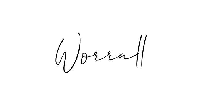 Similarly Allison_Script is the best handwritten signature design. Signature creator online .You can use it as an online autograph creator for name Worrall. Worrall signature style 2 images and pictures png