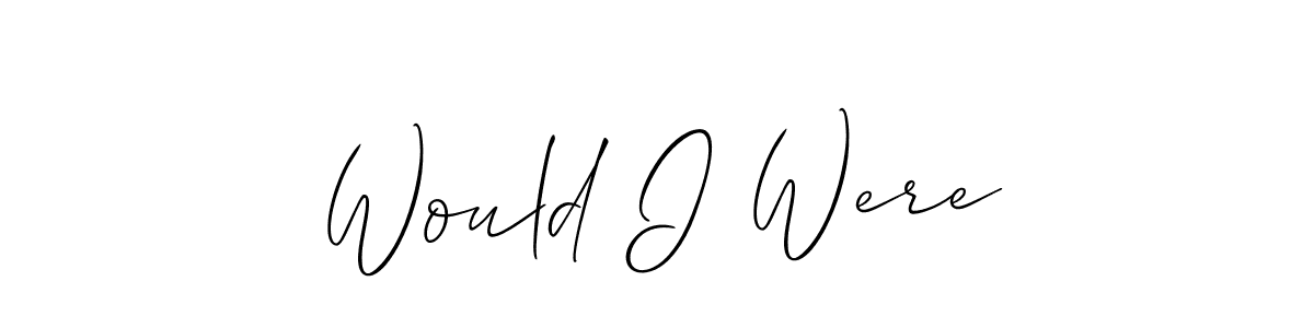 Once you've used our free online signature maker to create your best signature Allison_Script style, it's time to enjoy all of the benefits that Would I Were name signing documents. Would I Were signature style 2 images and pictures png