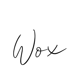 Similarly Allison_Script is the best handwritten signature design. Signature creator online .You can use it as an online autograph creator for name Wox. Wox signature style 2 images and pictures png