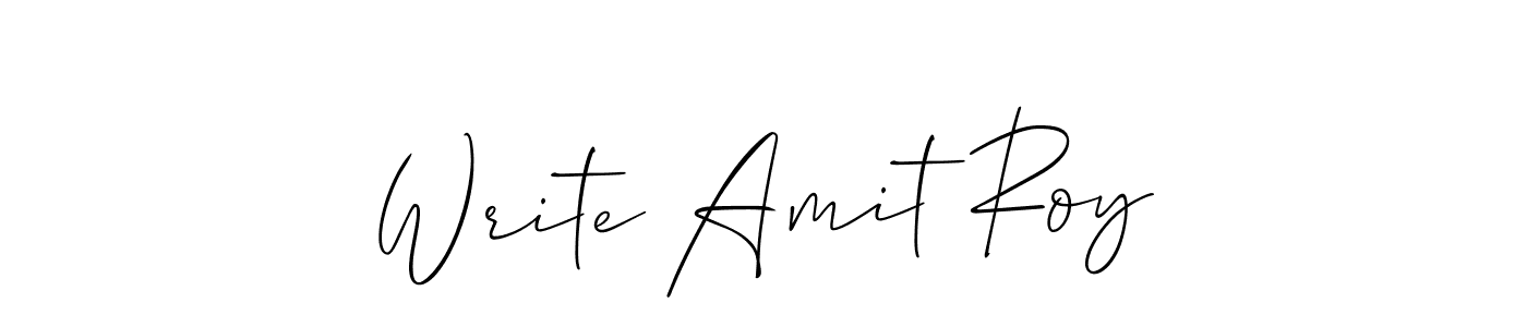 How to make Write Amit Roy signature? Allison_Script is a professional autograph style. Create handwritten signature for Write Amit Roy name. Write Amit Roy signature style 2 images and pictures png