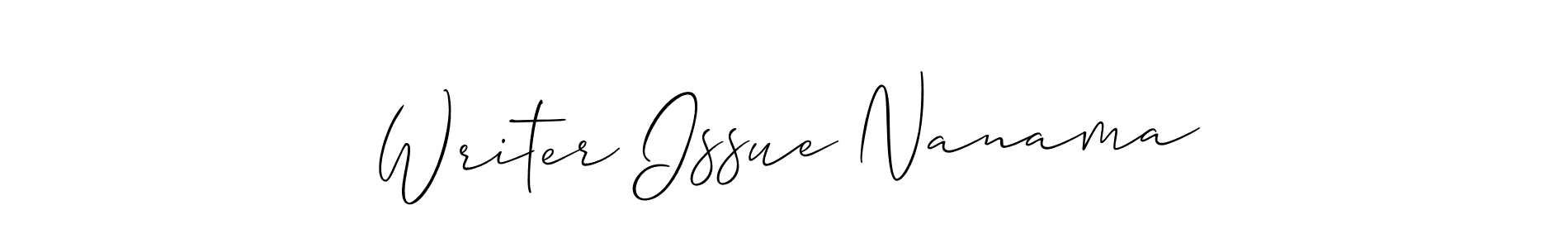 Best and Professional Signature Style for Writer Issue Nanama. Allison_Script Best Signature Style Collection. Writer Issue Nanama signature style 2 images and pictures png