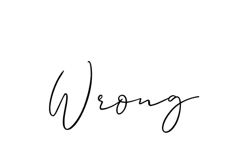 Here are the top 10 professional signature styles for the name Wrong. These are the best autograph styles you can use for your name. Wrong signature style 2 images and pictures png