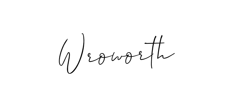 Once you've used our free online signature maker to create your best signature Allison_Script style, it's time to enjoy all of the benefits that Wroworth name signing documents. Wroworth signature style 2 images and pictures png