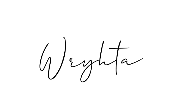 Make a short Wryhta signature style. Manage your documents anywhere anytime using Allison_Script. Create and add eSignatures, submit forms, share and send files easily. Wryhta signature style 2 images and pictures png