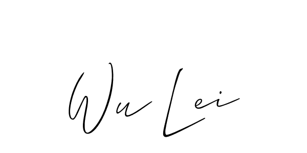 Once you've used our free online signature maker to create your best signature Allison_Script style, it's time to enjoy all of the benefits that Wu Lei name signing documents. Wu Lei signature style 2 images and pictures png