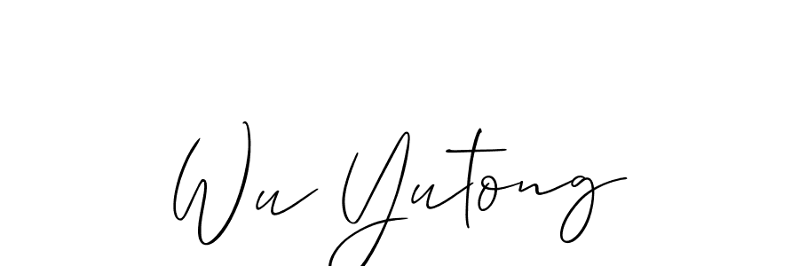 Here are the top 10 professional signature styles for the name Wu Yutong. These are the best autograph styles you can use for your name. Wu Yutong signature style 2 images and pictures png