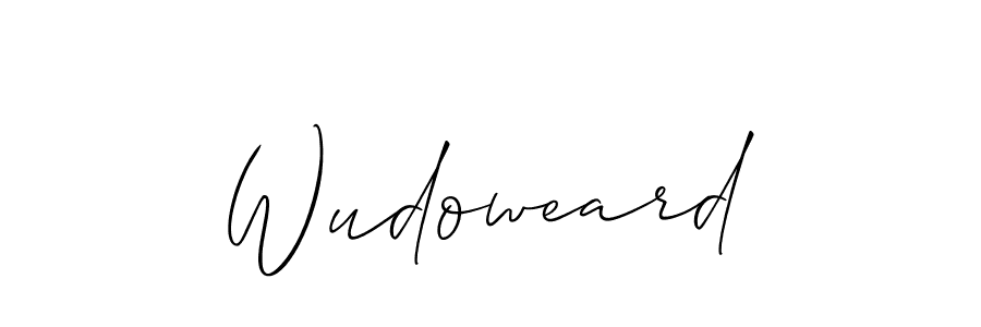 This is the best signature style for the Wudoweard name. Also you like these signature font (Allison_Script). Mix name signature. Wudoweard signature style 2 images and pictures png