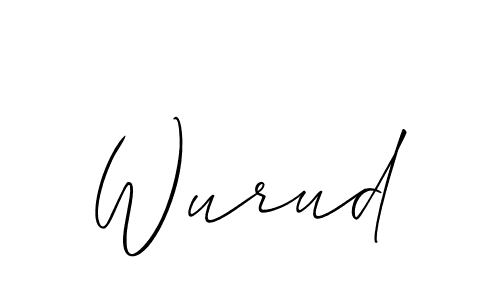 This is the best signature style for the Wurud name. Also you like these signature font (Allison_Script). Mix name signature. Wurud signature style 2 images and pictures png
