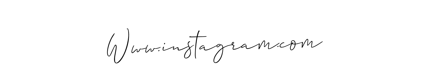 You should practise on your own different ways (Allison_Script) to write your name (Www.instagram.com) in signature. don't let someone else do it for you. Www.instagram.com signature style 2 images and pictures png