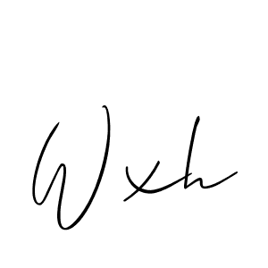 You can use this online signature creator to create a handwritten signature for the name Wxh. This is the best online autograph maker. Wxh signature style 2 images and pictures png