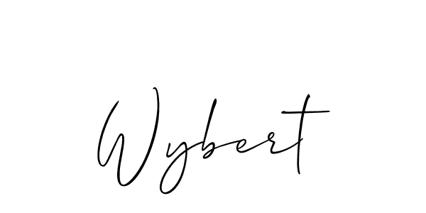 Make a beautiful signature design for name Wybert. Use this online signature maker to create a handwritten signature for free. Wybert signature style 2 images and pictures png