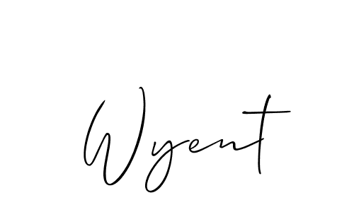 Here are the top 10 professional signature styles for the name Wyent. These are the best autograph styles you can use for your name. Wyent signature style 2 images and pictures png