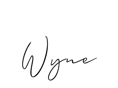 Similarly Allison_Script is the best handwritten signature design. Signature creator online .You can use it as an online autograph creator for name Wyne. Wyne signature style 2 images and pictures png