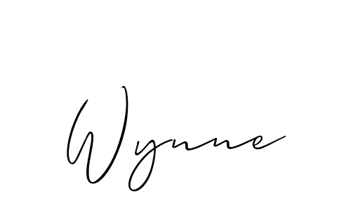 Best and Professional Signature Style for Wynne. Allison_Script Best Signature Style Collection. Wynne signature style 2 images and pictures png