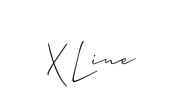 It looks lik you need a new signature style for name X Line. Design unique handwritten (Allison_Script) signature with our free signature maker in just a few clicks. X Line signature style 2 images and pictures png