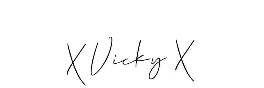 Here are the top 10 professional signature styles for the name X Vicky X. These are the best autograph styles you can use for your name. X Vicky X signature style 2 images and pictures png