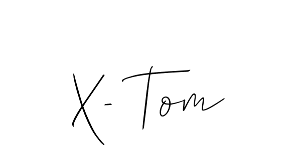 Best and Professional Signature Style for X- Tom. Allison_Script Best Signature Style Collection. X- Tom signature style 2 images and pictures png