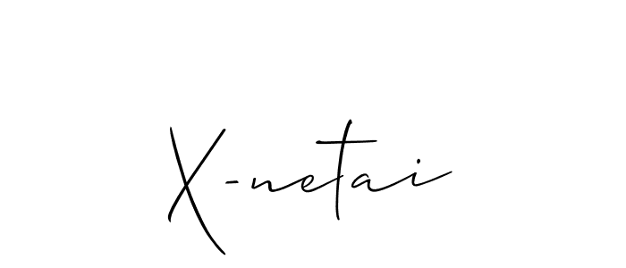 It looks lik you need a new signature style for name X-netai. Design unique handwritten (Allison_Script) signature with our free signature maker in just a few clicks. X-netai signature style 2 images and pictures png