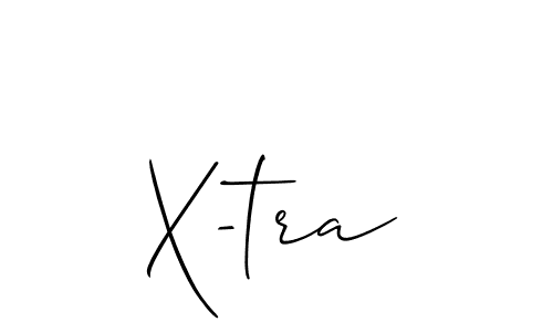 You should practise on your own different ways (Allison_Script) to write your name (X-tra) in signature. don't let someone else do it for you. X-tra signature style 2 images and pictures png