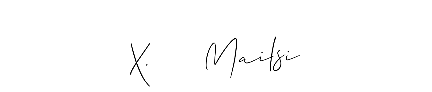 Similarly Allison_Script is the best handwritten signature design. Signature creator online .You can use it as an online autograph creator for name X.      Mailsi. X.      Mailsi signature style 2 images and pictures png