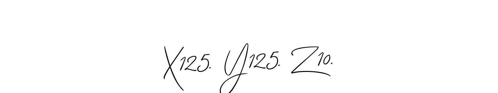 Also we have X125. Y125. Z10. name is the best signature style. Create professional handwritten signature collection using Allison_Script autograph style. X125. Y125. Z10. signature style 2 images and pictures png