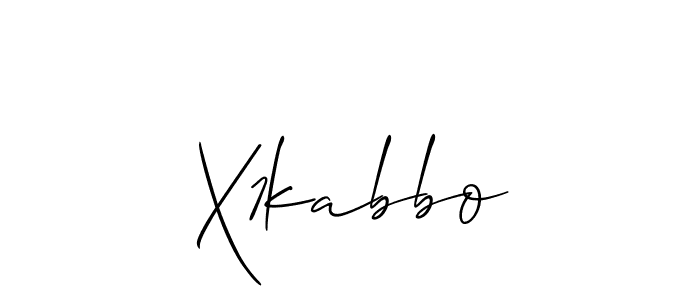 How to Draw X1kabbo signature style? Allison_Script is a latest design signature styles for name X1kabbo. X1kabbo signature style 2 images and pictures png