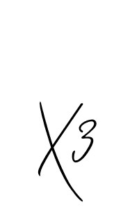 Make a beautiful signature design for name X3. Use this online signature maker to create a handwritten signature for free. X3 signature style 2 images and pictures png