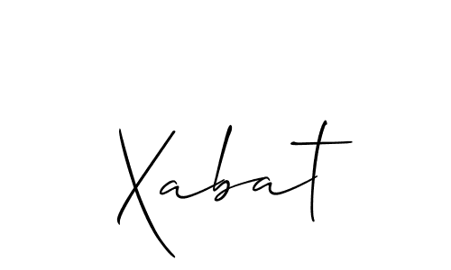 Make a beautiful signature design for name Xabat. Use this online signature maker to create a handwritten signature for free. Xabat signature style 2 images and pictures png