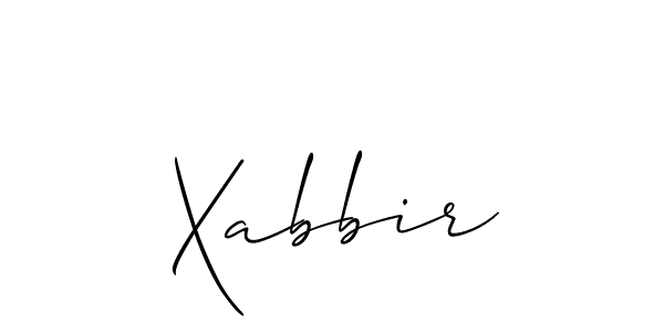 You should practise on your own different ways (Allison_Script) to write your name (Xabbir) in signature. don't let someone else do it for you. Xabbir signature style 2 images and pictures png