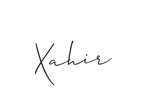 How to Draw Xahir signature style? Allison_Script is a latest design signature styles for name Xahir. Xahir signature style 2 images and pictures png