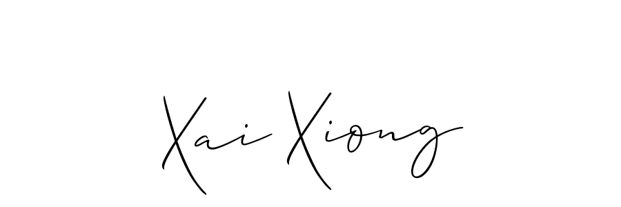 Create a beautiful signature design for name Xai Xiong. With this signature (Allison_Script) fonts, you can make a handwritten signature for free. Xai Xiong signature style 2 images and pictures png