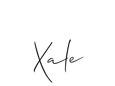 How to make Xale name signature. Use Allison_Script style for creating short signs online. This is the latest handwritten sign. Xale signature style 2 images and pictures png