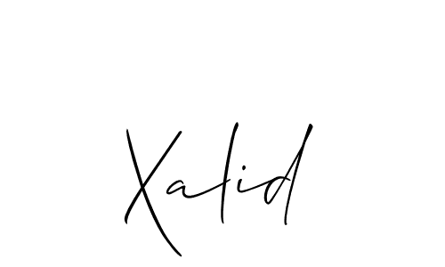 Once you've used our free online signature maker to create your best signature Allison_Script style, it's time to enjoy all of the benefits that Xalid name signing documents. Xalid signature style 2 images and pictures png