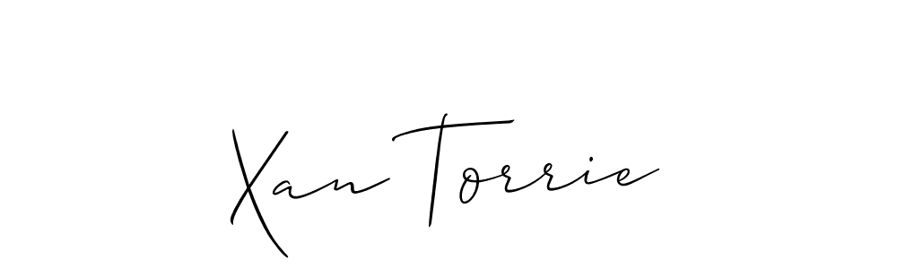 Also You can easily find your signature by using the search form. We will create Xan Torrie name handwritten signature images for you free of cost using Allison_Script sign style. Xan Torrie signature style 2 images and pictures png