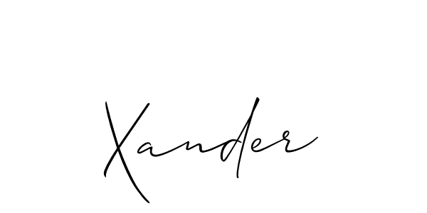 if you are searching for the best signature style for your name Xander. so please give up your signature search. here we have designed multiple signature styles  using Allison_Script. Xander signature style 2 images and pictures png