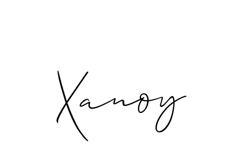 It looks lik you need a new signature style for name Xanoy. Design unique handwritten (Allison_Script) signature with our free signature maker in just a few clicks. Xanoy signature style 2 images and pictures png