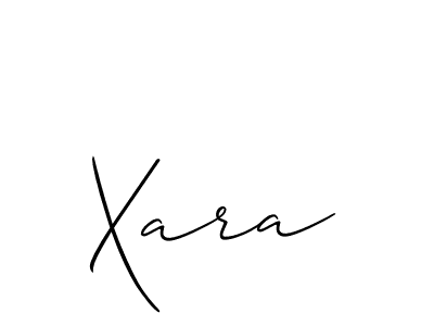 How to make Xara signature? Allison_Script is a professional autograph style. Create handwritten signature for Xara name. Xara signature style 2 images and pictures png