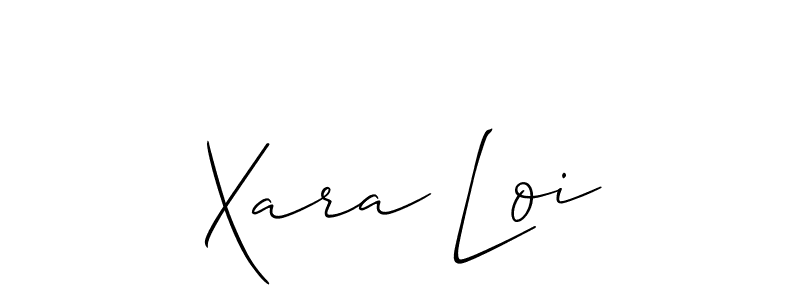 Also we have Xara Loi name is the best signature style. Create professional handwritten signature collection using Allison_Script autograph style. Xara Loi signature style 2 images and pictures png