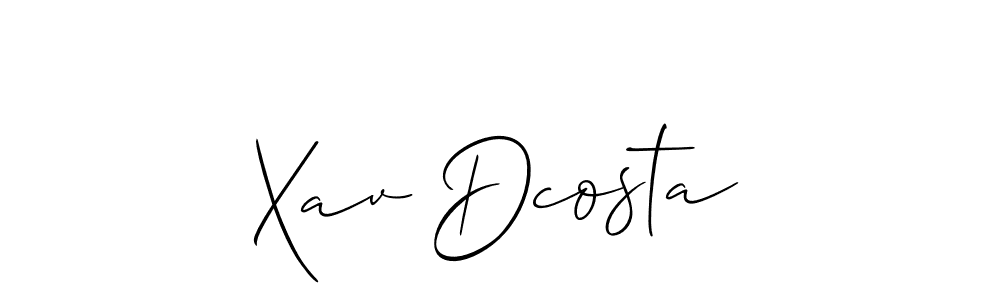 Once you've used our free online signature maker to create your best signature Allison_Script style, it's time to enjoy all of the benefits that Xav Dcosta name signing documents. Xav Dcosta signature style 2 images and pictures png