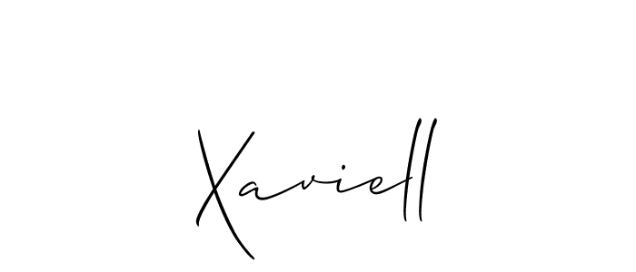 How to Draw Xaviell signature style? Allison_Script is a latest design signature styles for name Xaviell. Xaviell signature style 2 images and pictures png
