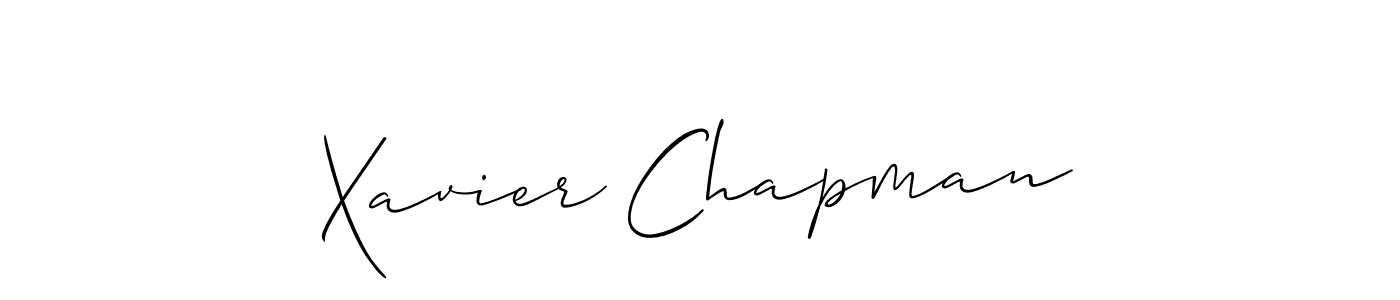 Once you've used our free online signature maker to create your best signature Allison_Script style, it's time to enjoy all of the benefits that Xavier Chapman name signing documents. Xavier Chapman signature style 2 images and pictures png