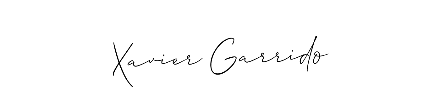 Check out images of Autograph of Xavier Garrido name. Actor Xavier Garrido Signature Style. Allison_Script is a professional sign style online. Xavier Garrido signature style 2 images and pictures png