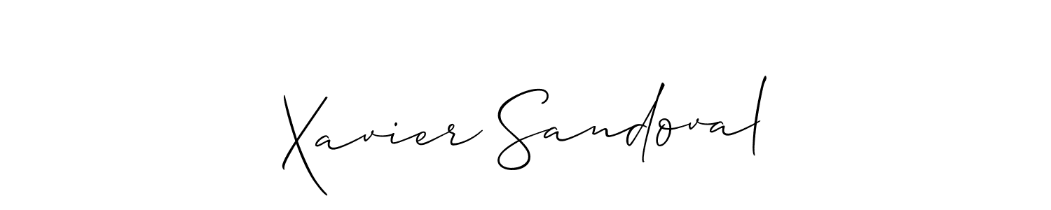 Once you've used our free online signature maker to create your best signature Allison_Script style, it's time to enjoy all of the benefits that Xavier Sandoval name signing documents. Xavier Sandoval signature style 2 images and pictures png