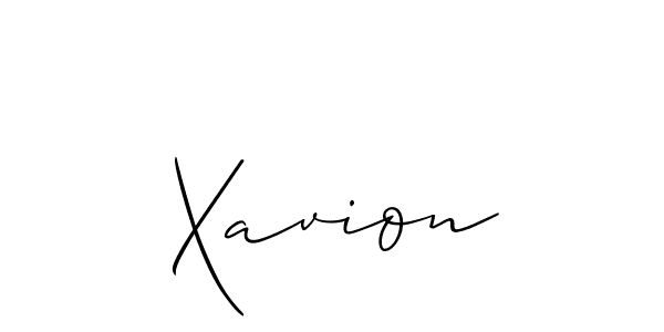 How to make Xavion name signature. Use Allison_Script style for creating short signs online. This is the latest handwritten sign. Xavion signature style 2 images and pictures png